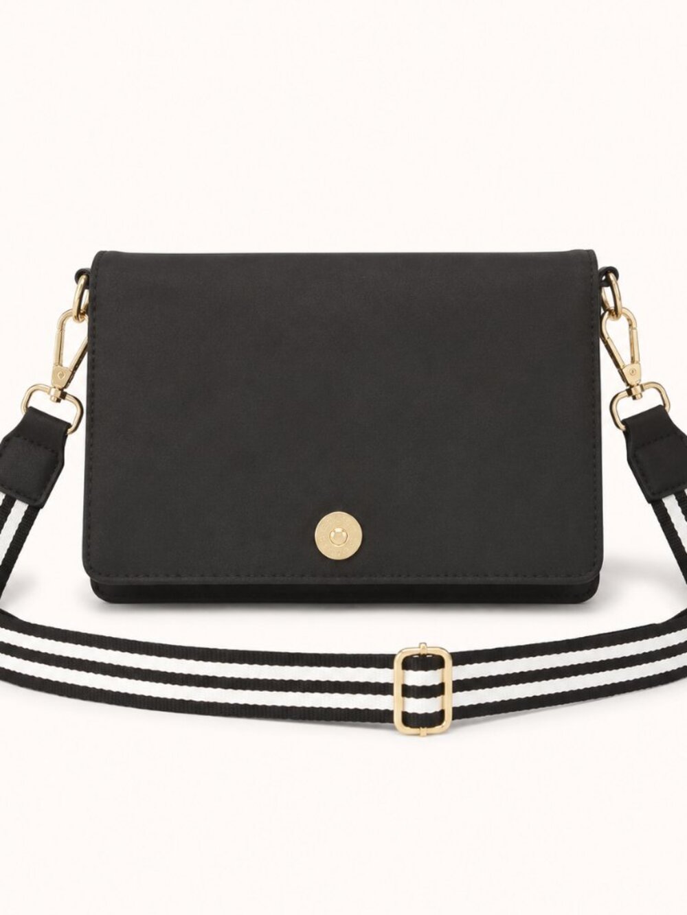 New ToteSavvy Change Kit Crossbody Diaper Bag Black